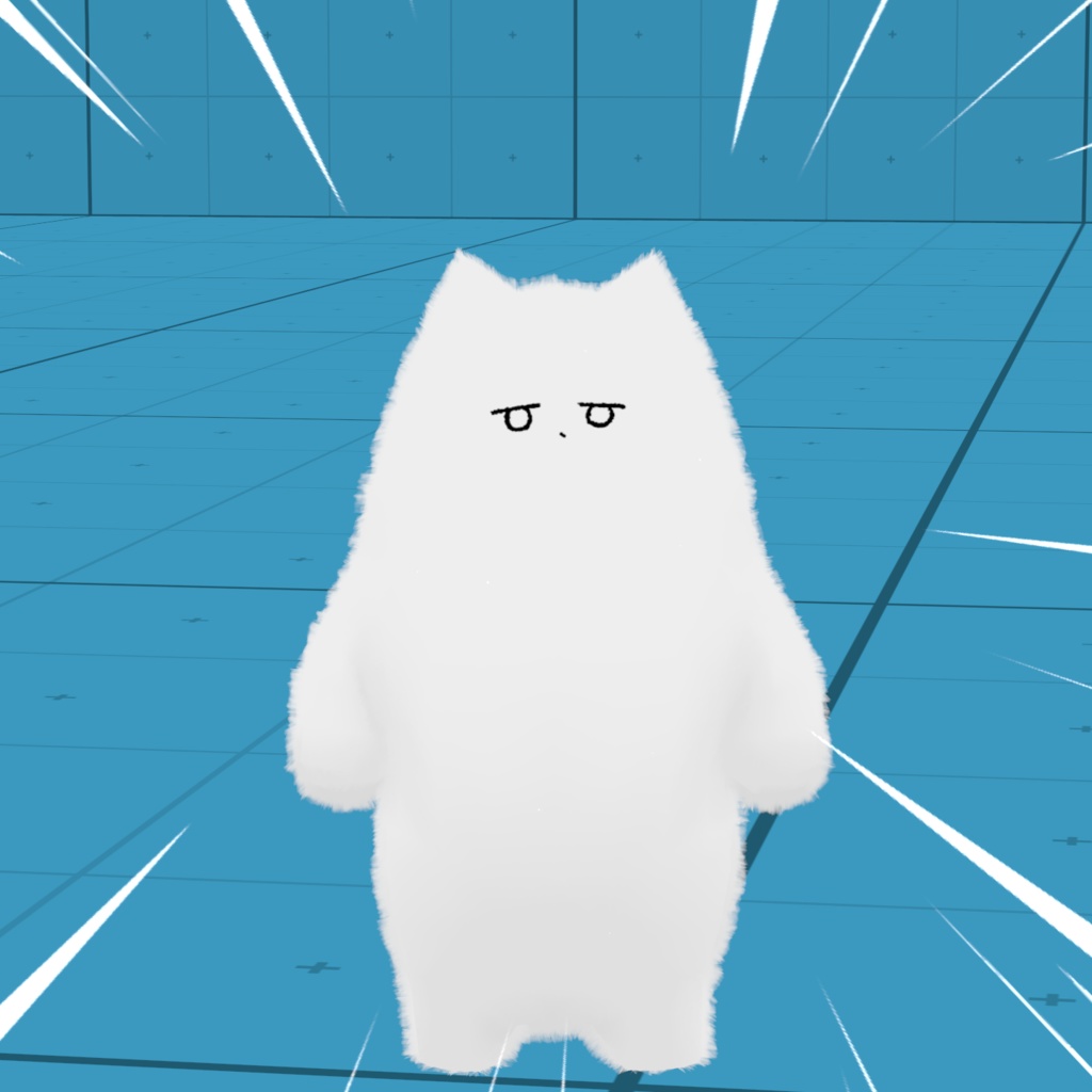 【無料アバター】ネコチヤン【改変用】
