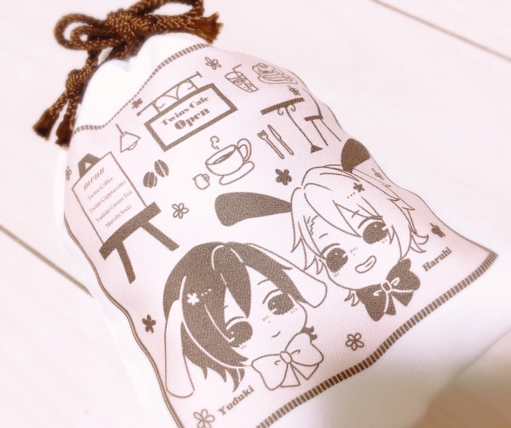 双子ちゃんミニ巾着