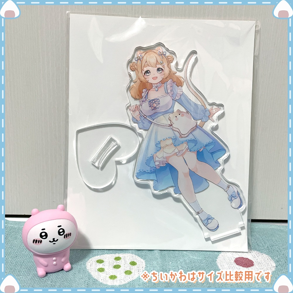 【定番アイテム】立ち絵アクリルスタンド【お団子ヘア】