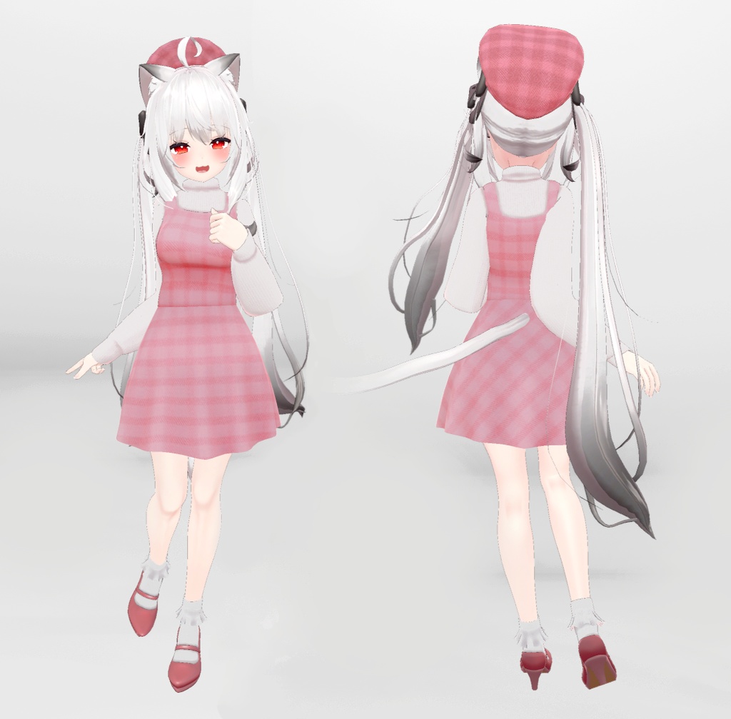 Maya Cherry blossom two-piece dress