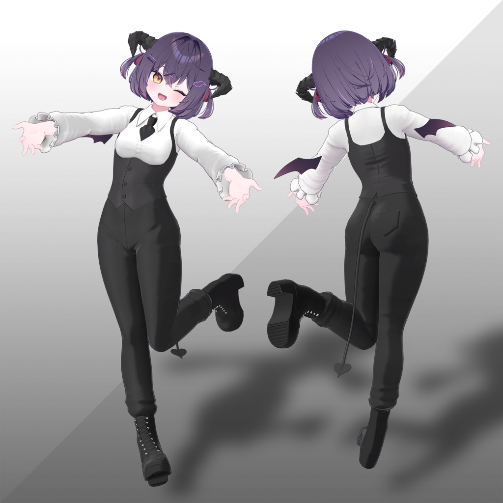 【4アバター対応】Devil suit