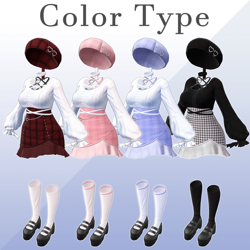 【Kikyo&Selestia】Knit Dress