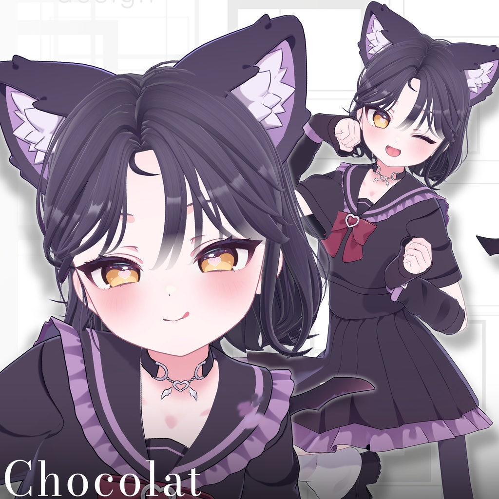 【9アバター対応】 Beret Hair