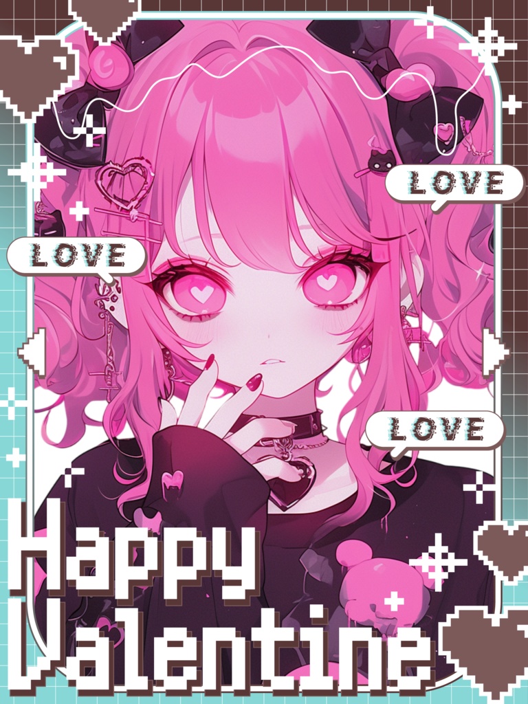 ♡ドットバレンタイン素材♡全25色