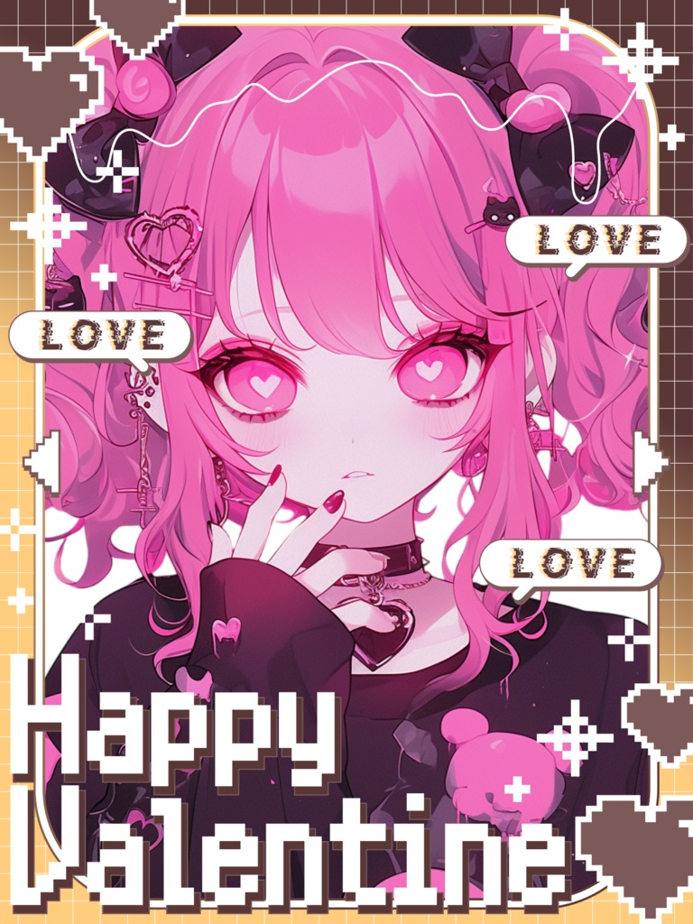 ♡ドットバレンタイン素材♡全25色