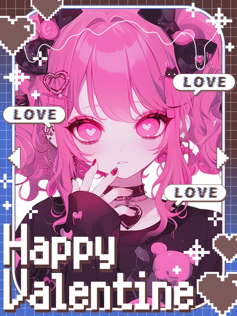 ♡ドットバレンタイン素材♡全25色