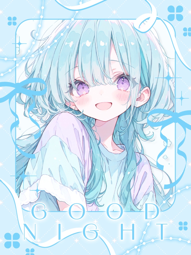 おやすみ素材🌙【VTuber向け素材】