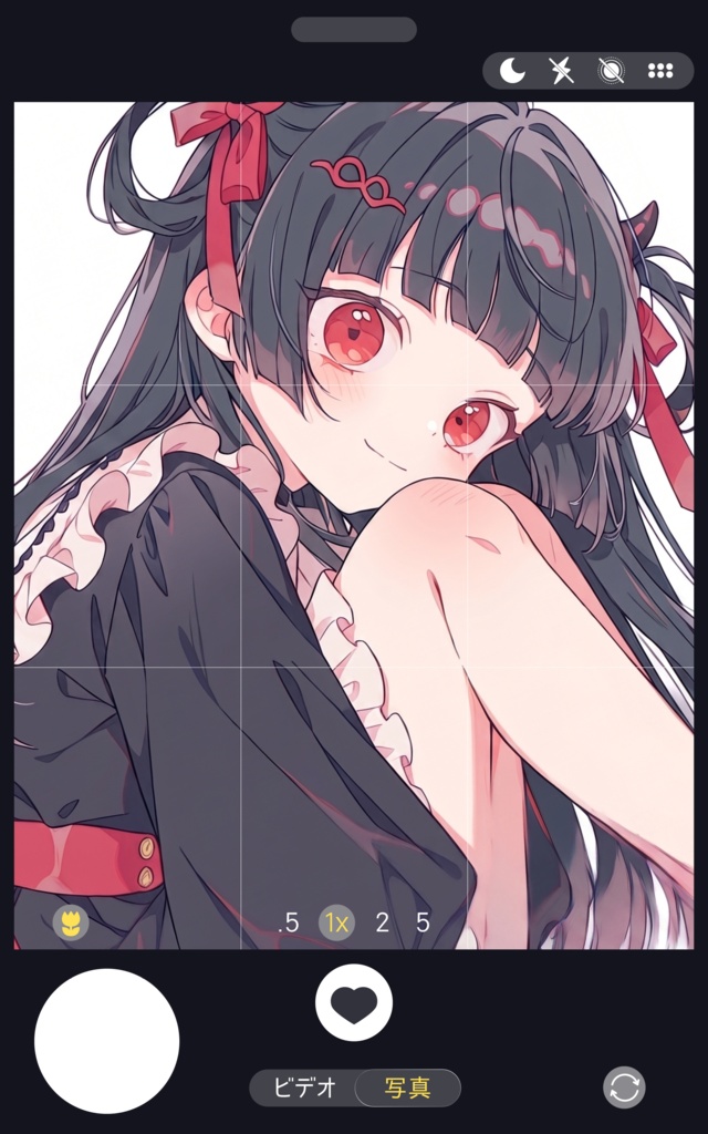 カメラ風フレーム素材