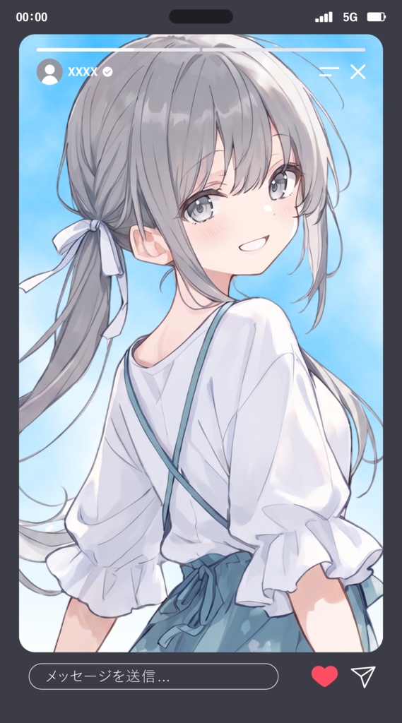 【9月10日まで200円→100円】SNS風✨フレーム素材