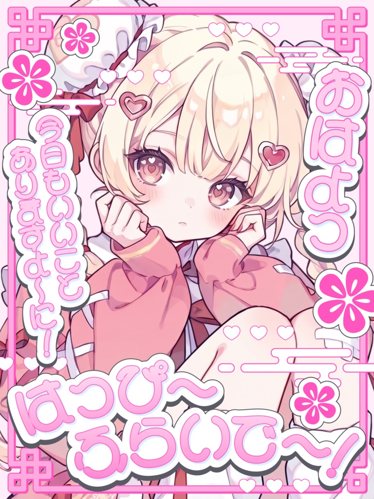 【金曜おはV】🐼はっぴ~ふらいで~❣【VTuber向け素材】
