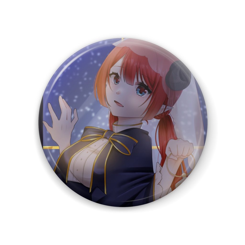 『ピケルのクリスマスB』缶バッジ