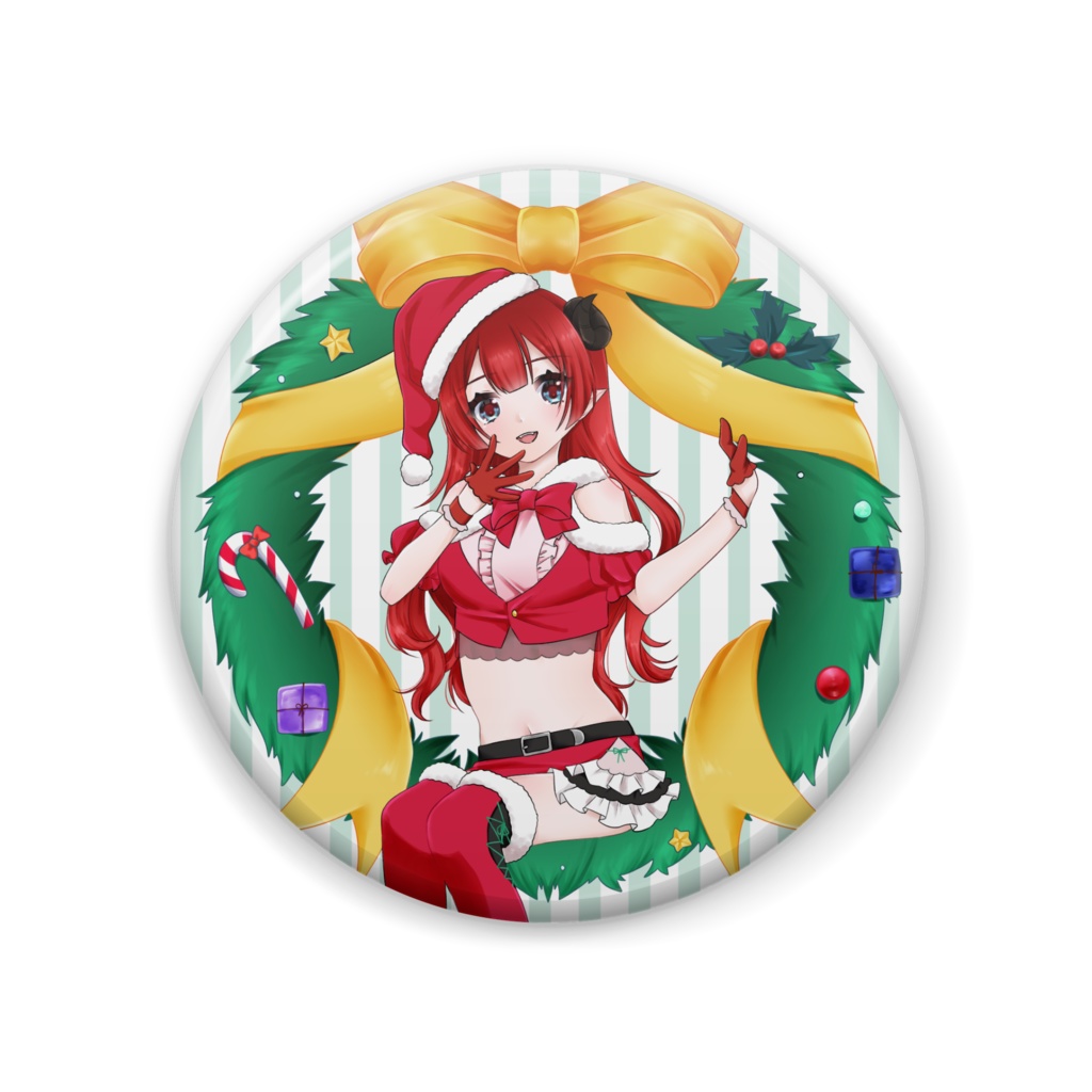 『ピケルのクリスマスC』缶バッジ