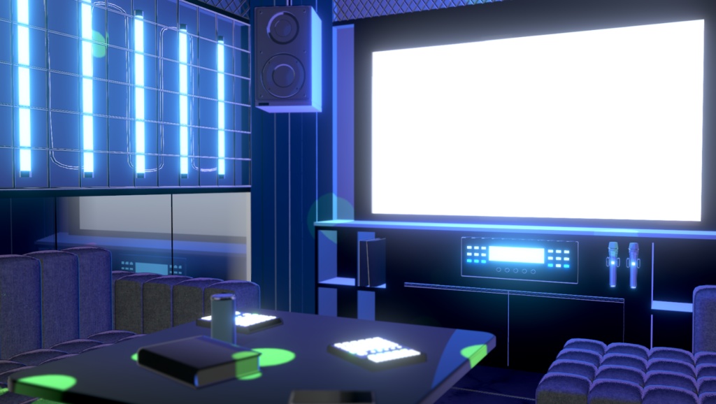 [Warudo Standard Environment] Karaoke Room Background