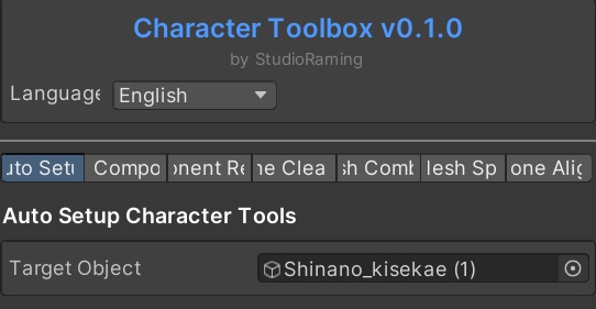 CharacterToolbox 0.1.1