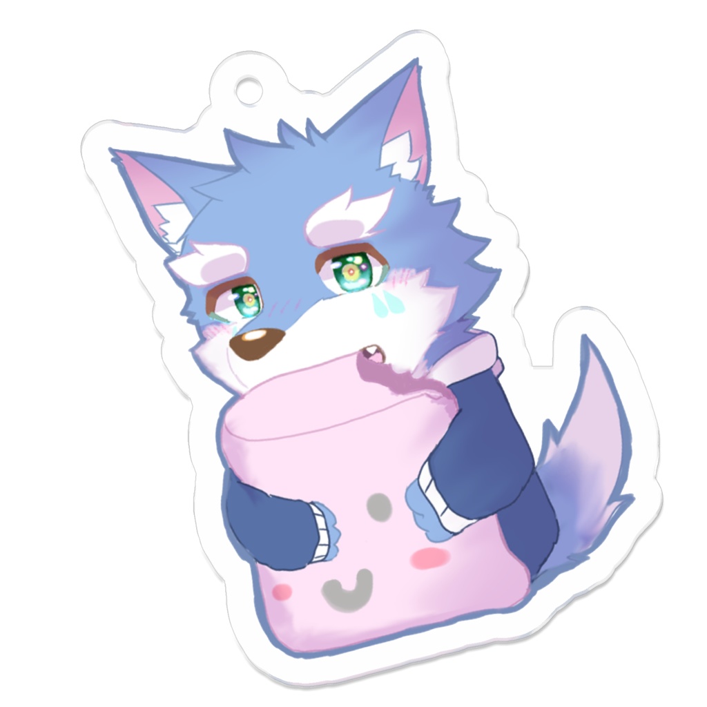 月海塩マシュマロだっこアクキー