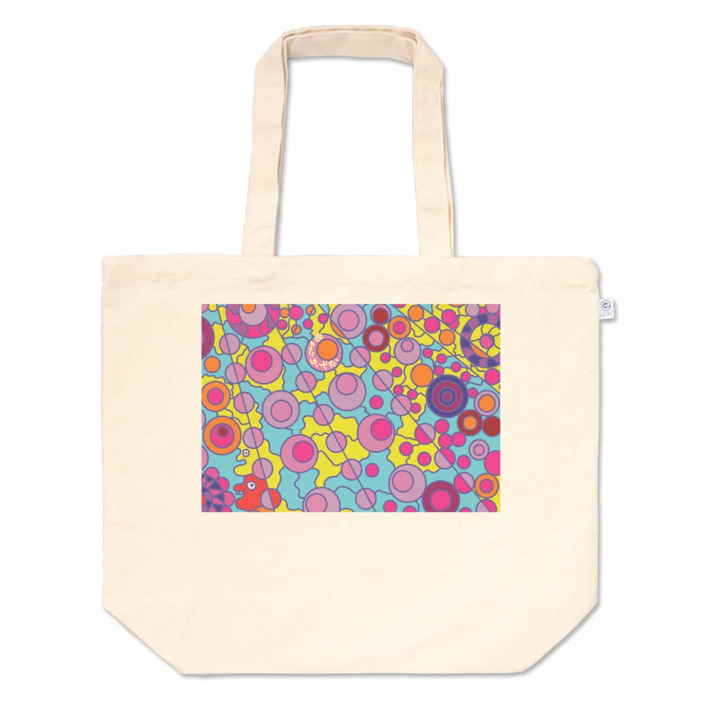 「混乱と細胞」トートバッグ