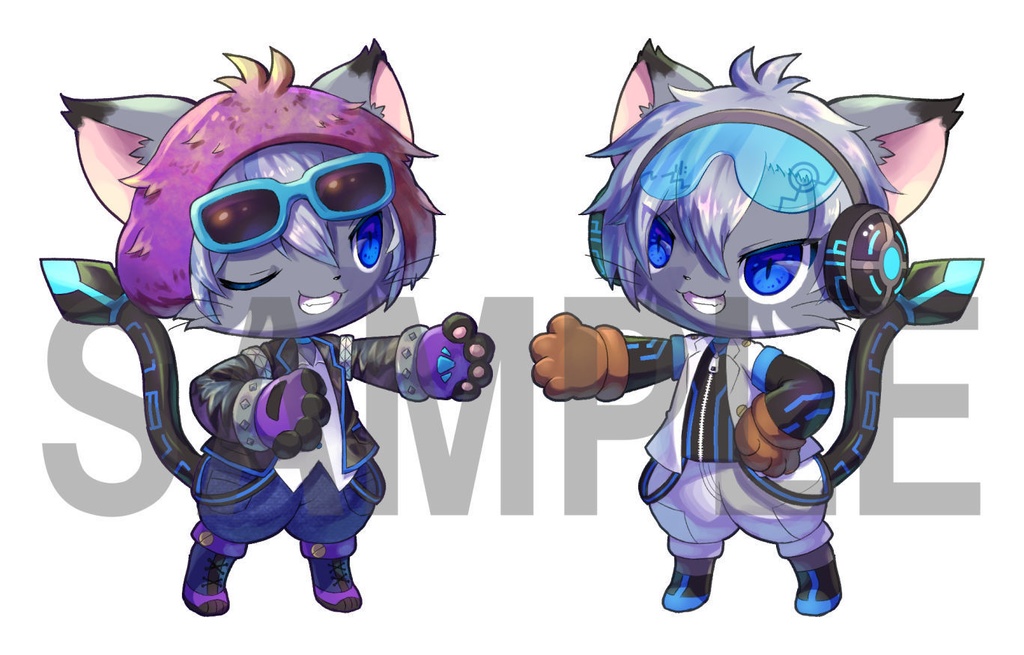 【再販】マクスウェル(通常＆私服)　台座付アクリルキーホルダー