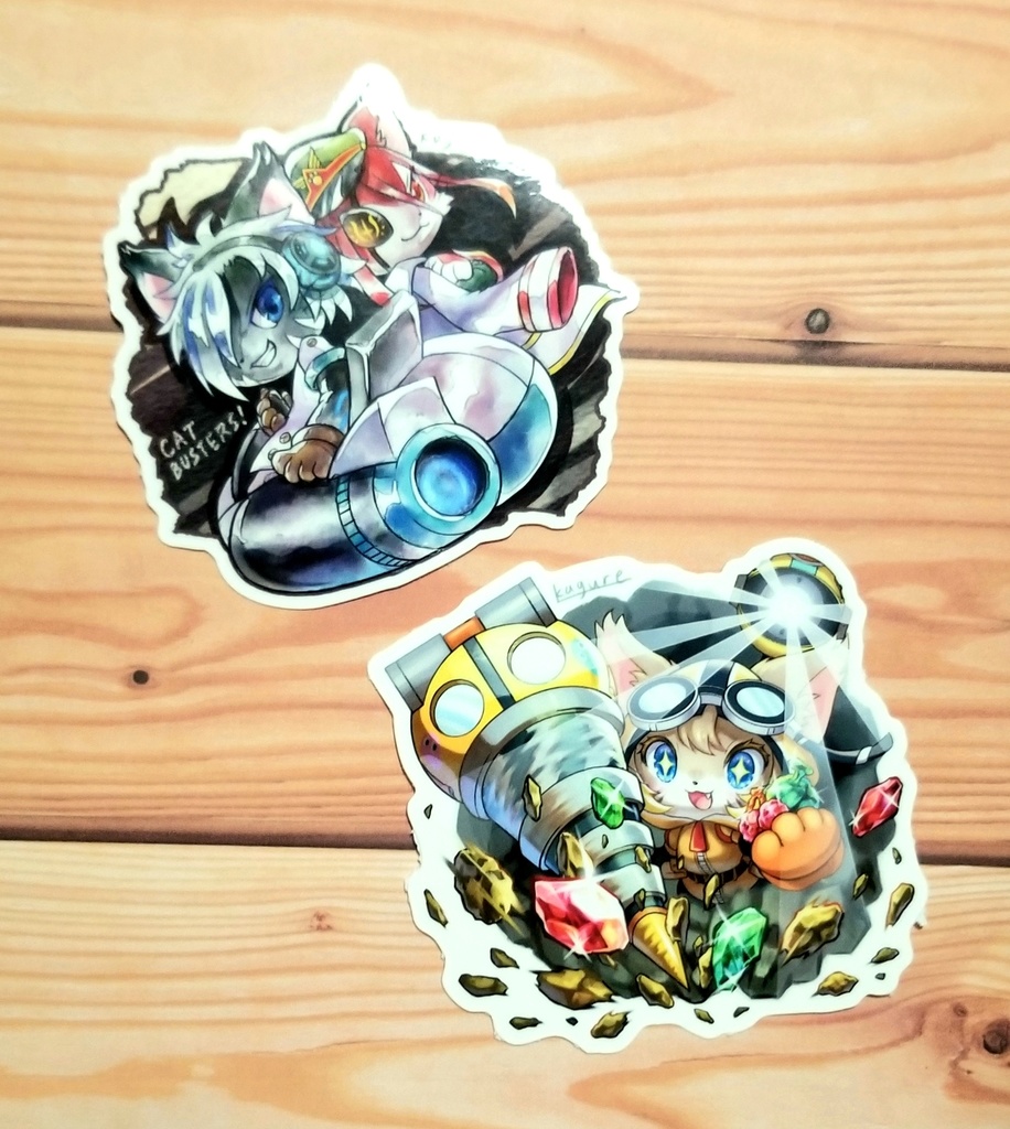 キャトバス ステッカー(2枚セット)