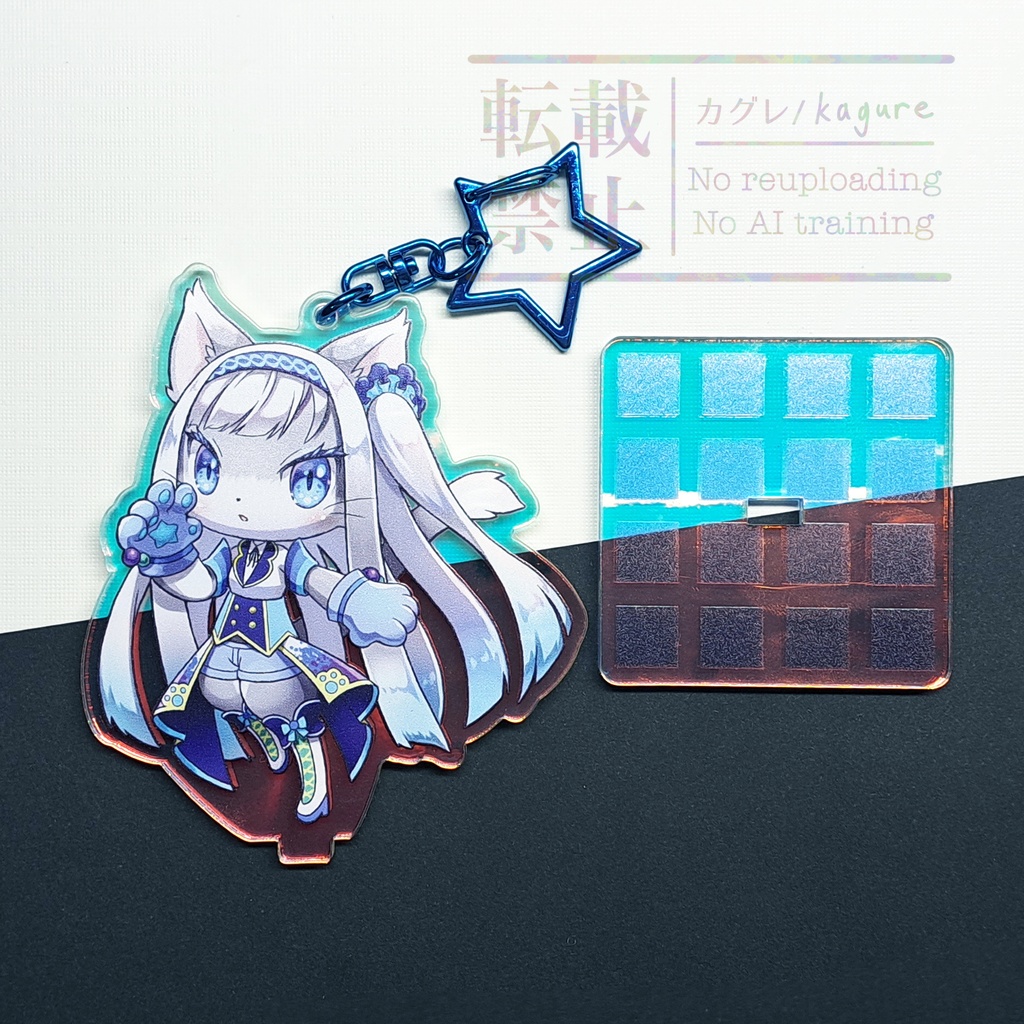 アイドルビャクヤ プリズムアクスタキーホルダー