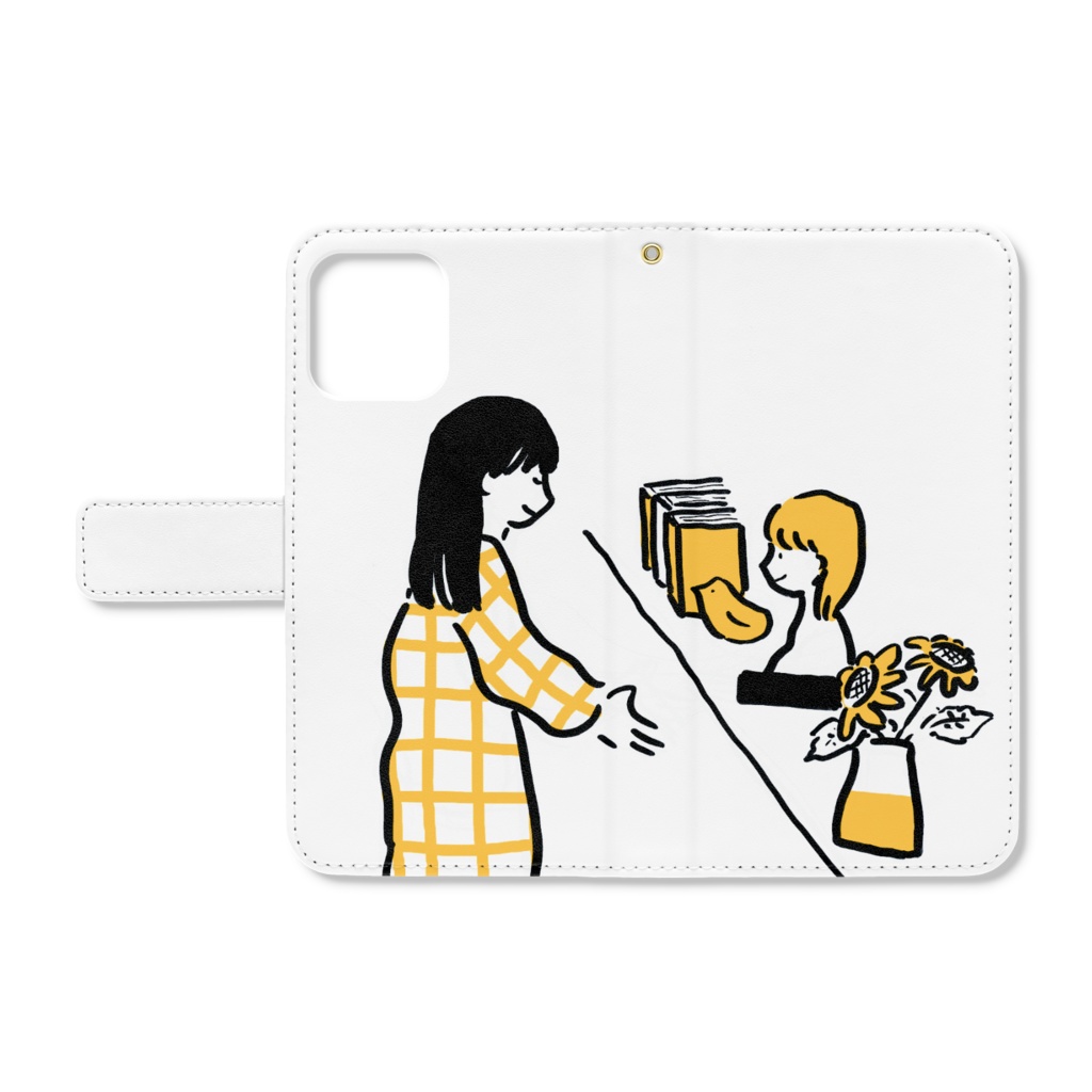 micumo be アレンジメント 手帳型iPhoneケース - iPhone12.13 / 12 .13Pro