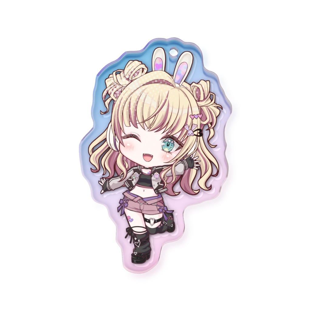 オーロラアクリルキーホルダー