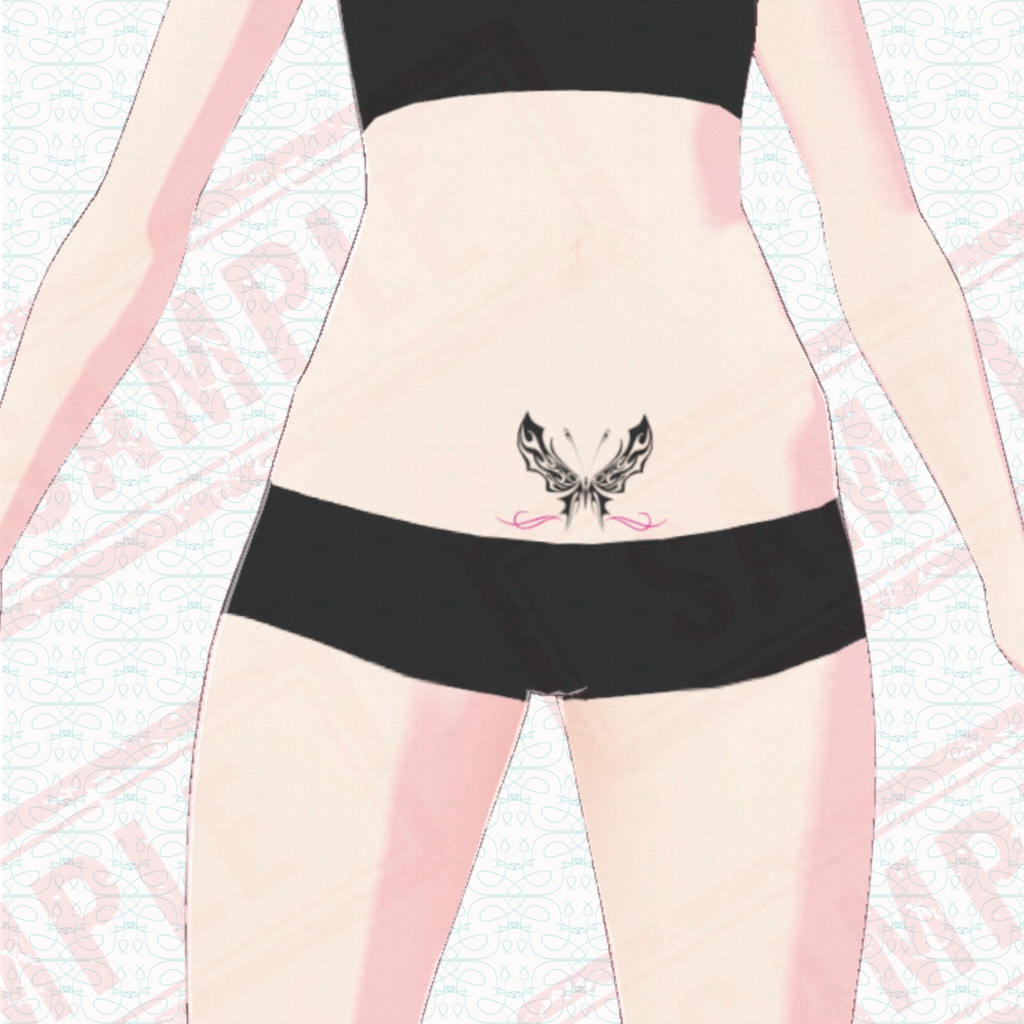 VRoid用淫紋タトゥースキン(21種類)