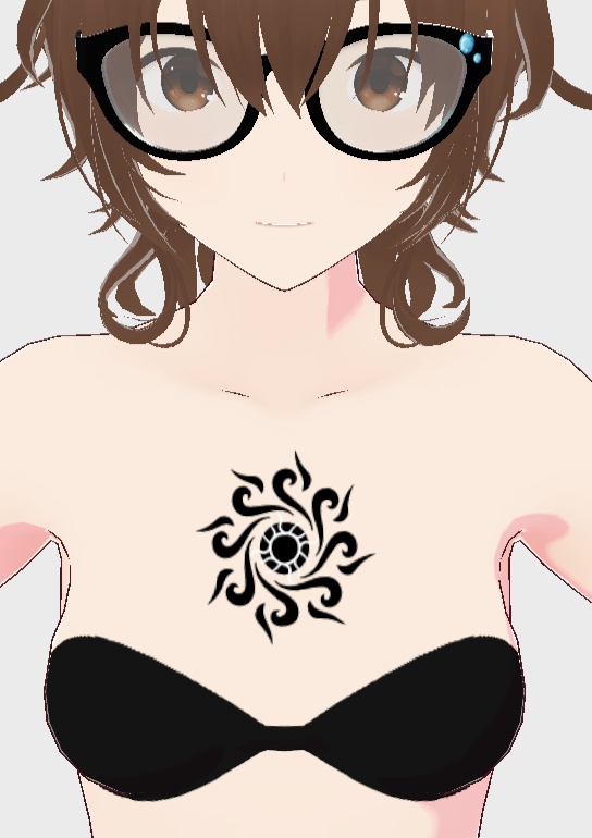 VRoid用タトゥーセット(デコルテ部分)29種セット