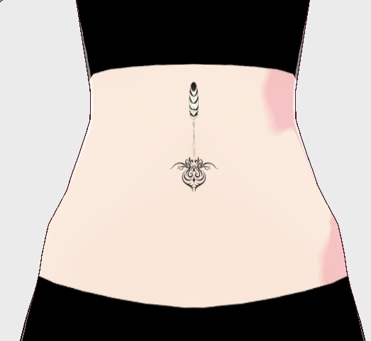 VRoid用お腹用タトゥースキン(32種類)