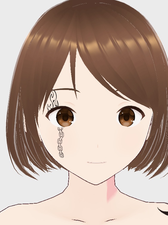 VRoid用フェイスタトゥースキン(48種類)