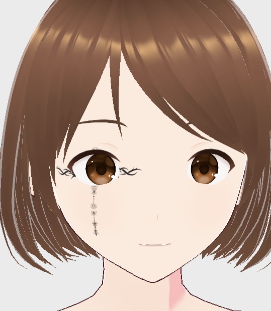 VRoid用フェイスタトゥースキン(48種類)