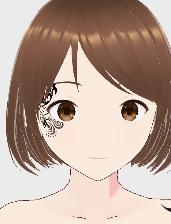 VRoid用フェイスタトゥースキン(48種類)