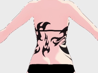 VRoid用全身タトゥースキン(トライバル45種類)