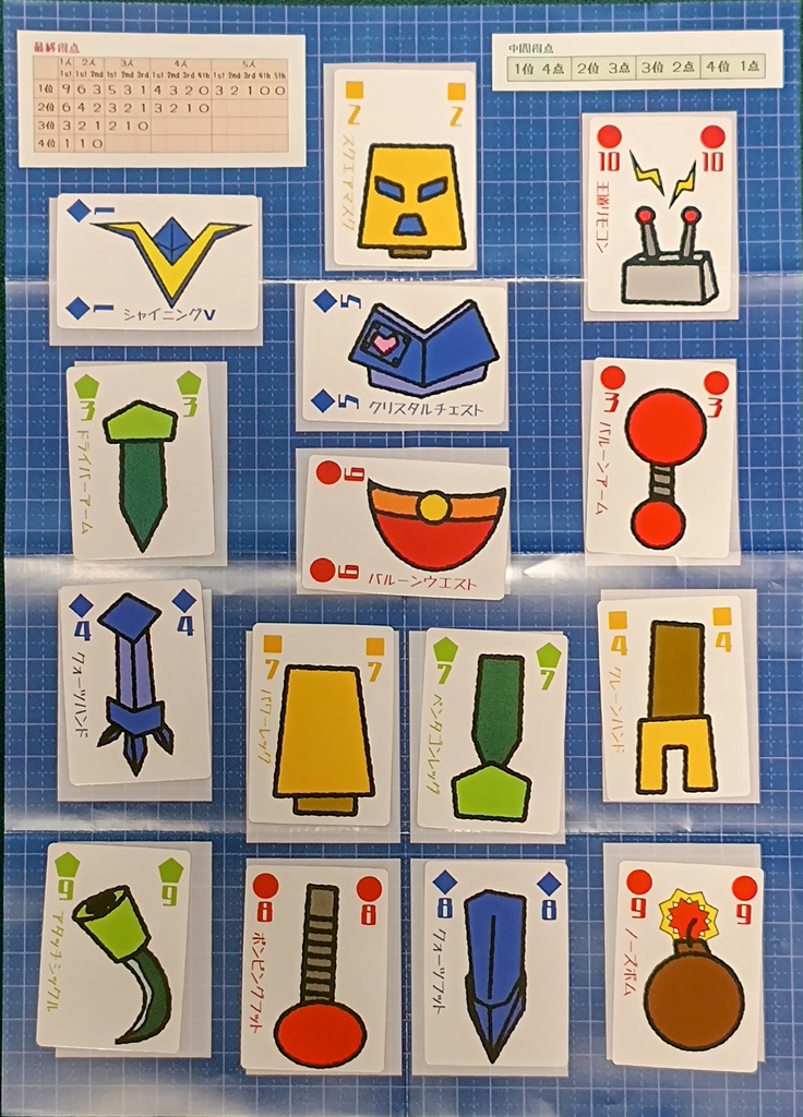 ボードゲーム 『メカニックGO！！』 よしゑ作