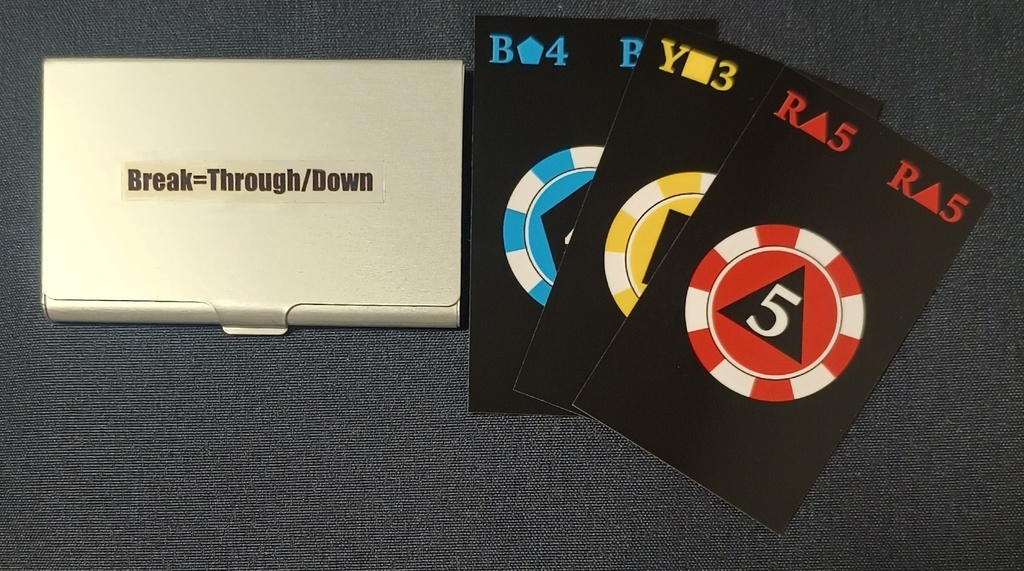 ボードゲーム『Break Through Down ブレイク・スルー・ダウン』 よしゑ作