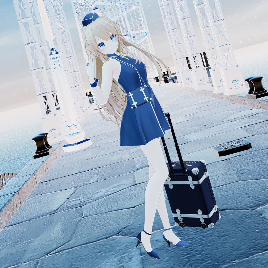 60アバター対応】Flight Attendant Dress - MAPLE LEAF - BOOTH