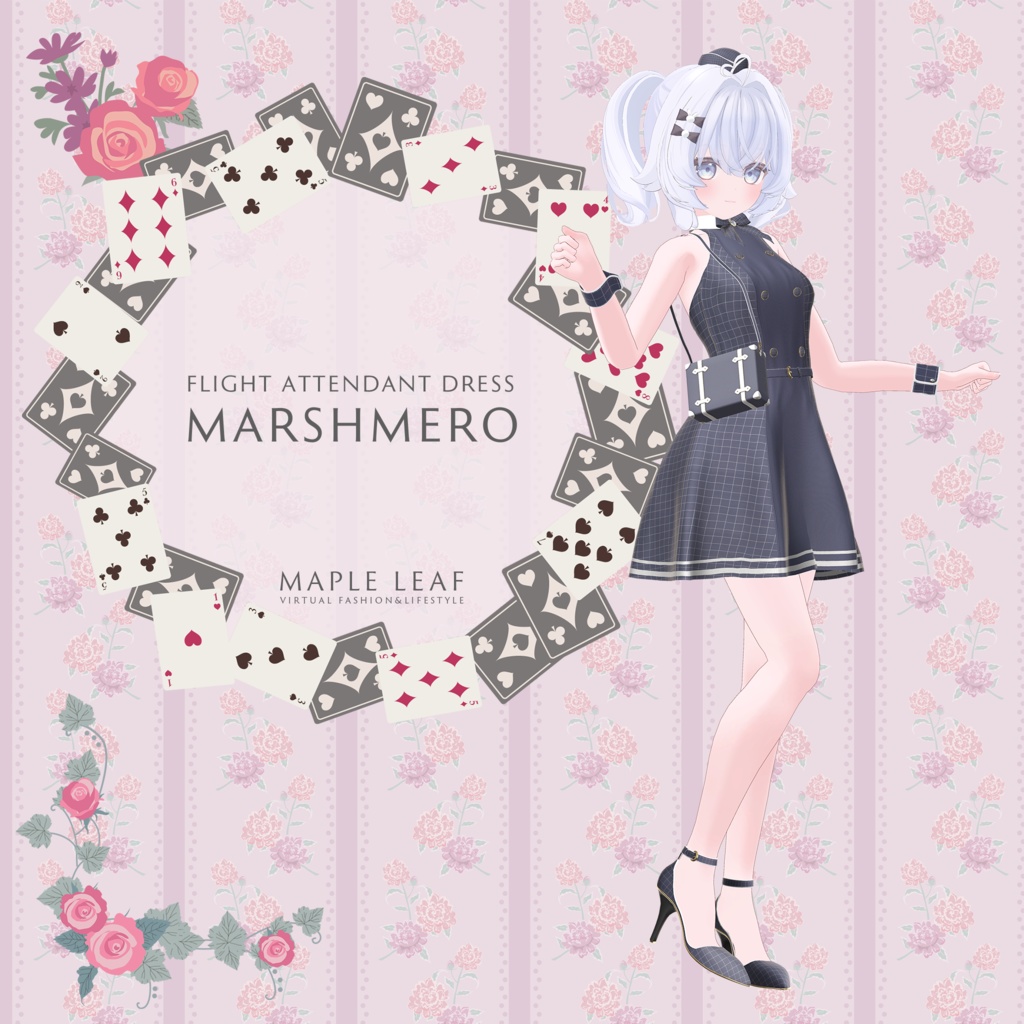 【60アバター対応】Flight Attendant Dress