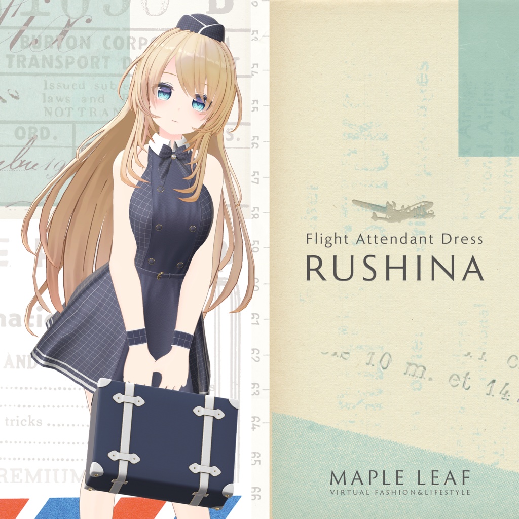 【60アバター対応】Flight Attendant Dress