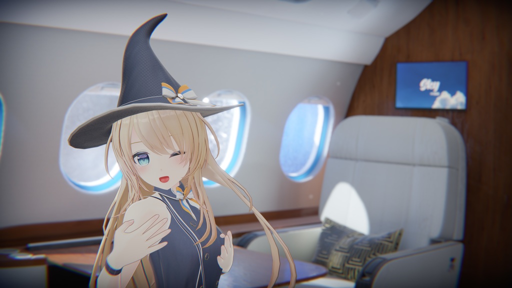 【全12色】 Flight Witch Hat
