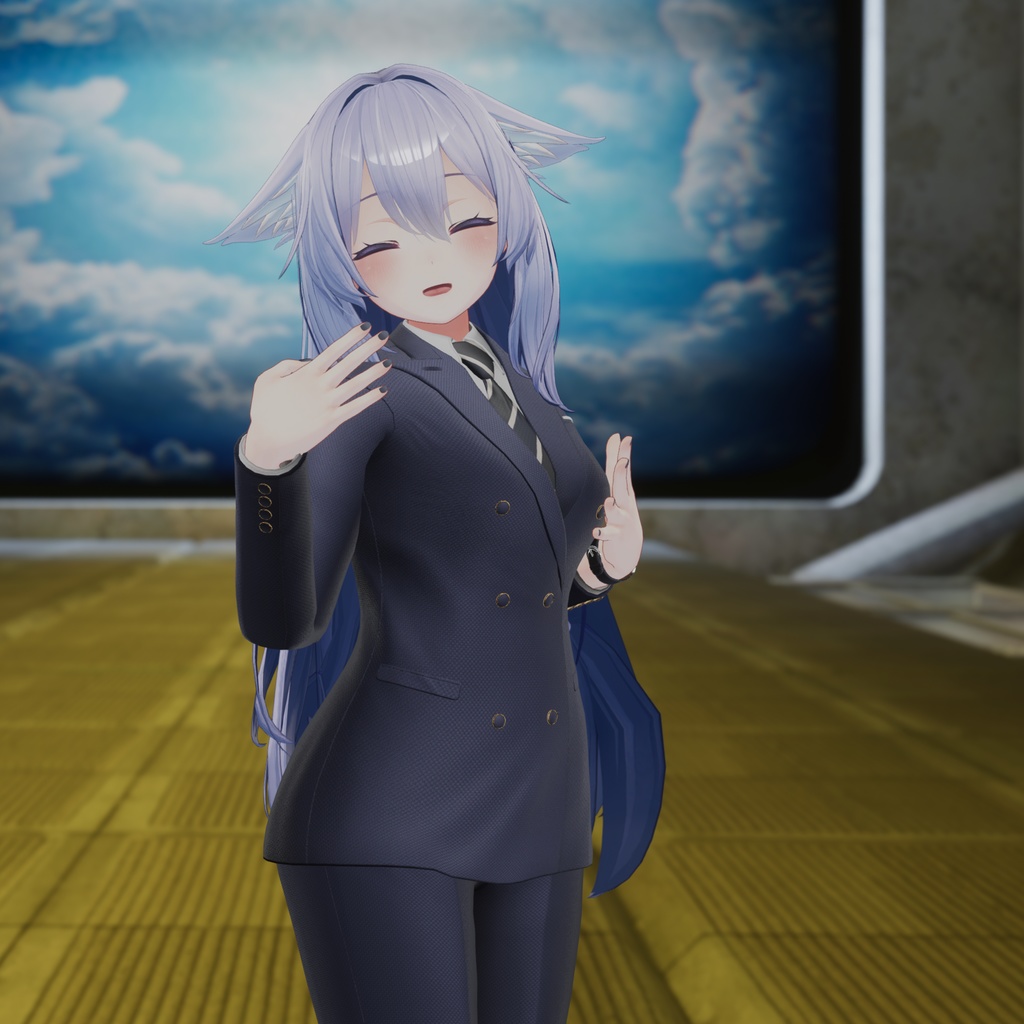 【腕時計付き 水瀬+桔梗用、非対応着せ替え】Flight Agent Suit