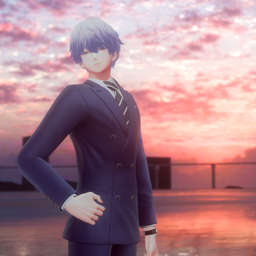 【腕時計付き 水瀬+桔梗用、非対応着せ替え】Flight Agent Suit