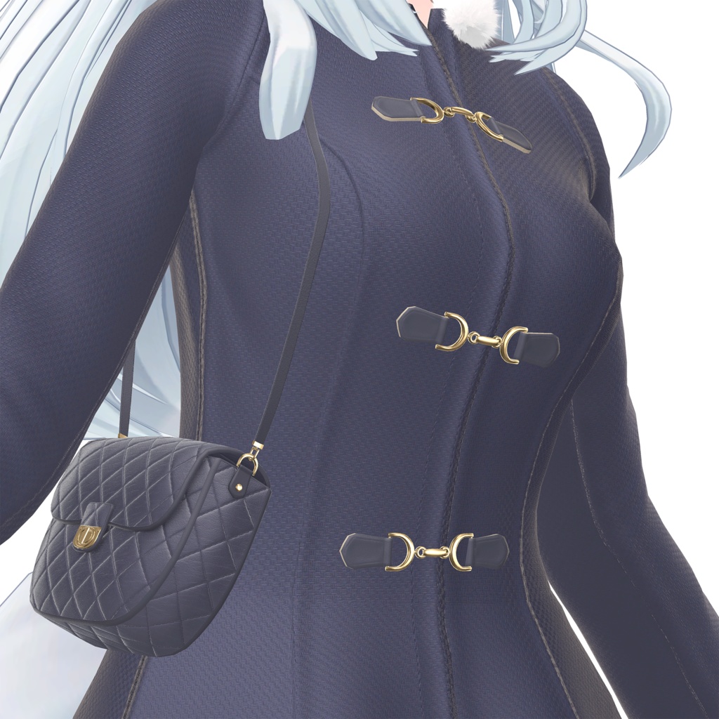 【48アバター対応】ふわふわパステルコート