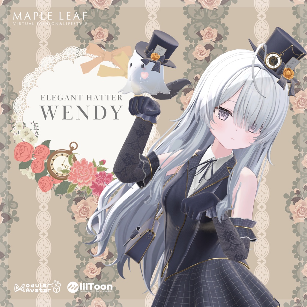 【57アバター対応・懐中時計付き】Elegant Hatter