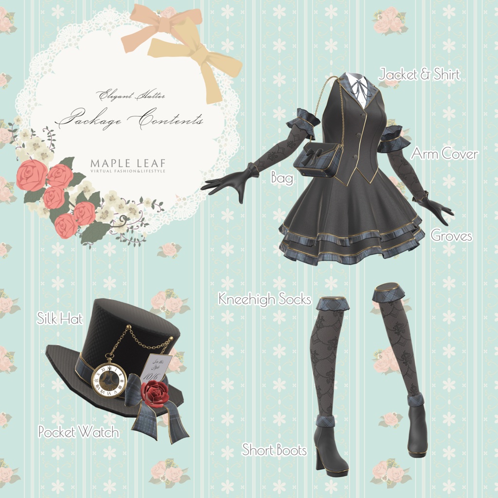 【56アバター対応・懐中時計付き】Elegant Hatter