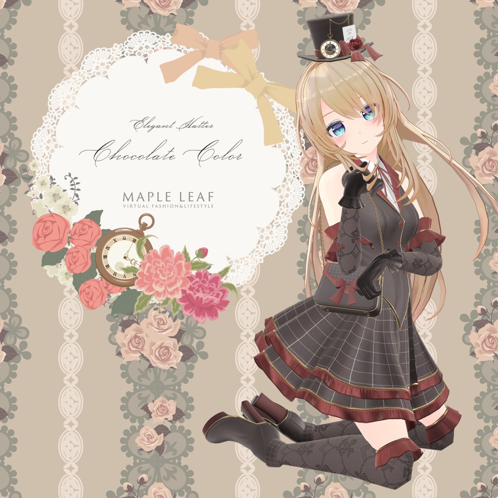 【56アバター対応・懐中時計付き】Elegant Hatter