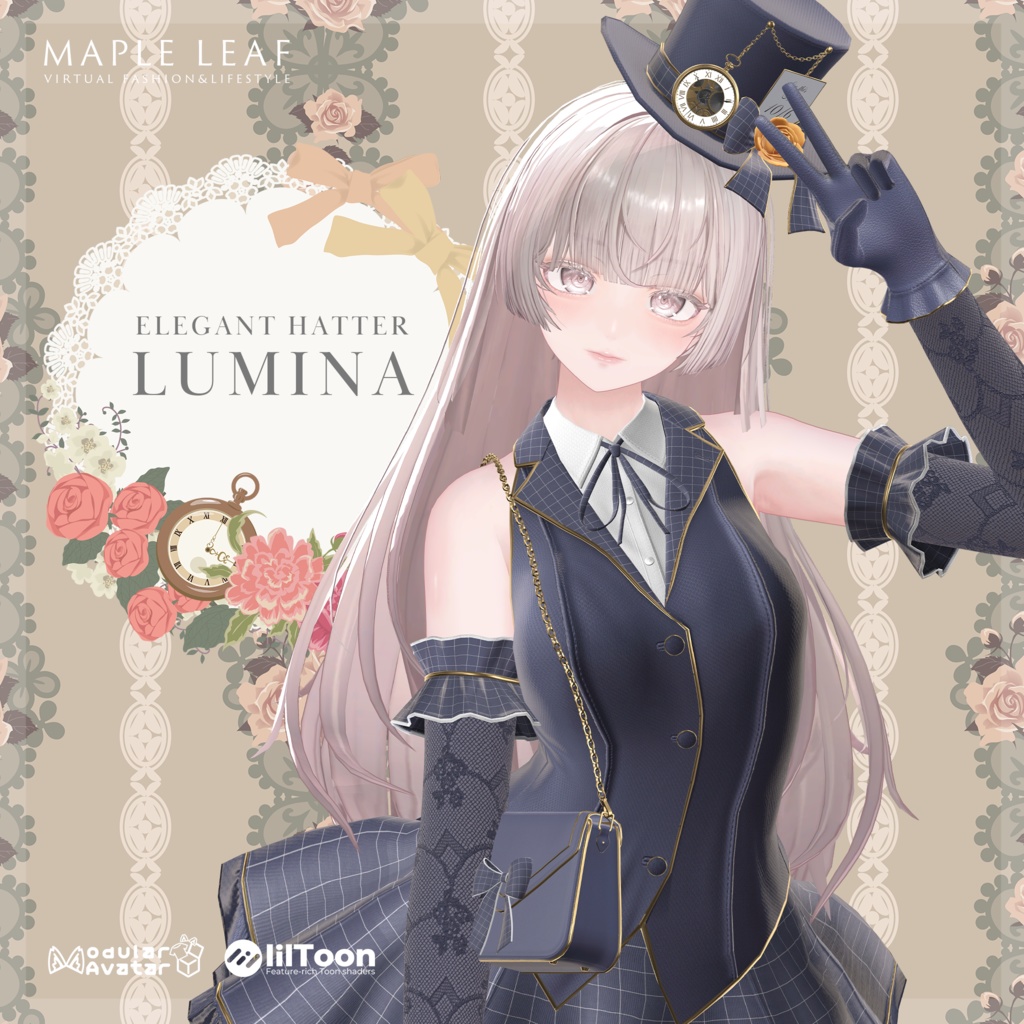 【56アバター対応・懐中時計付き】Elegant Hatter