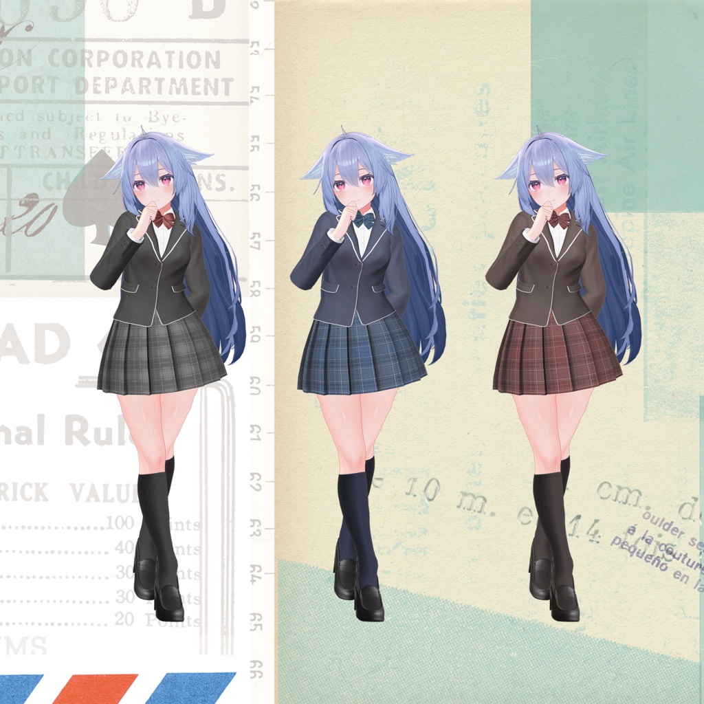 【38アバター対応】航空学校制服 -Flight School Uniform