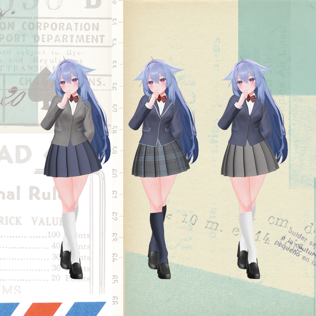 【38アバター対応】航空学校制服 -Flight School Uniform