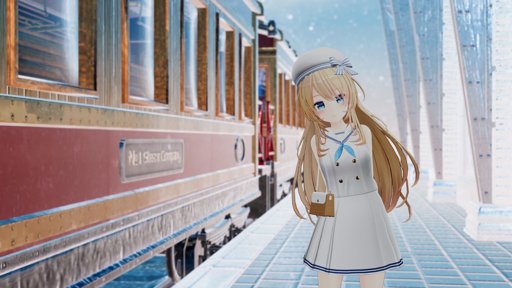 【27アバター対応】Marine Sailor Dress