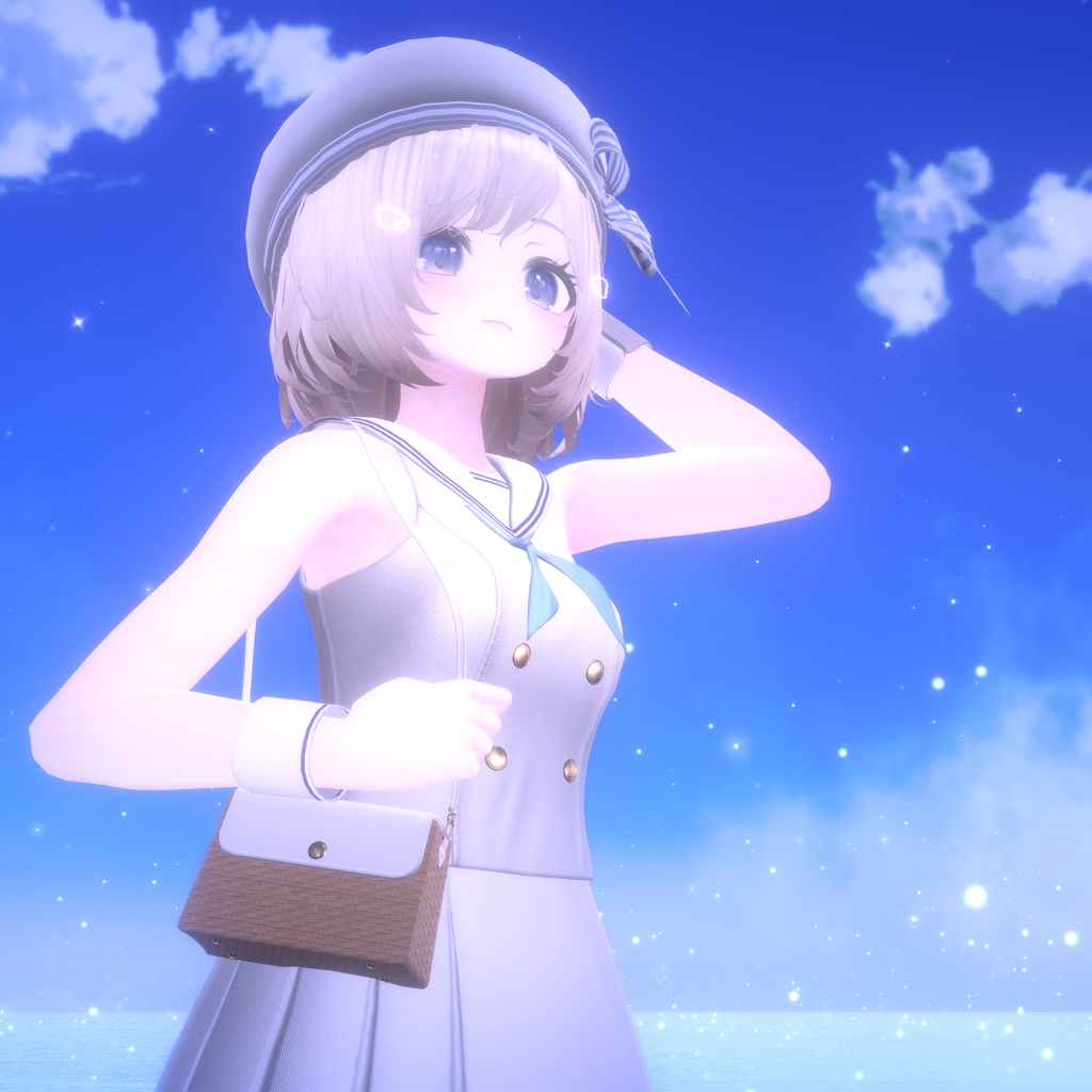 【27アバター対応】Marine Sailor Dress