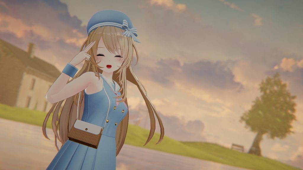 【27アバター対応】Marine Sailor Dress